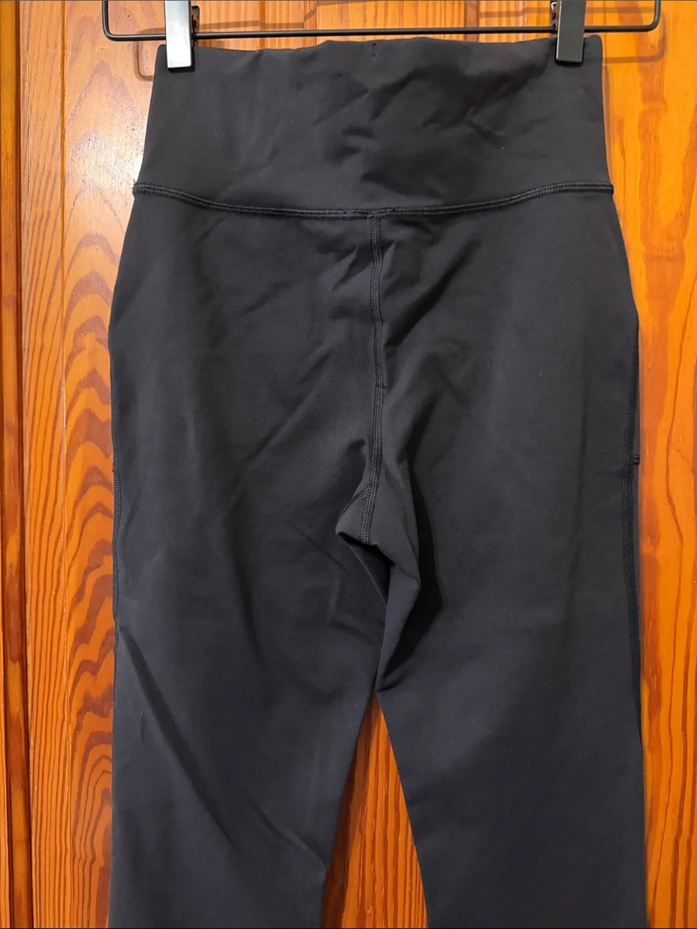 Lululemon Skinny Will Pant Full-On Luon - Black - Yoga Straight Leg Pockets